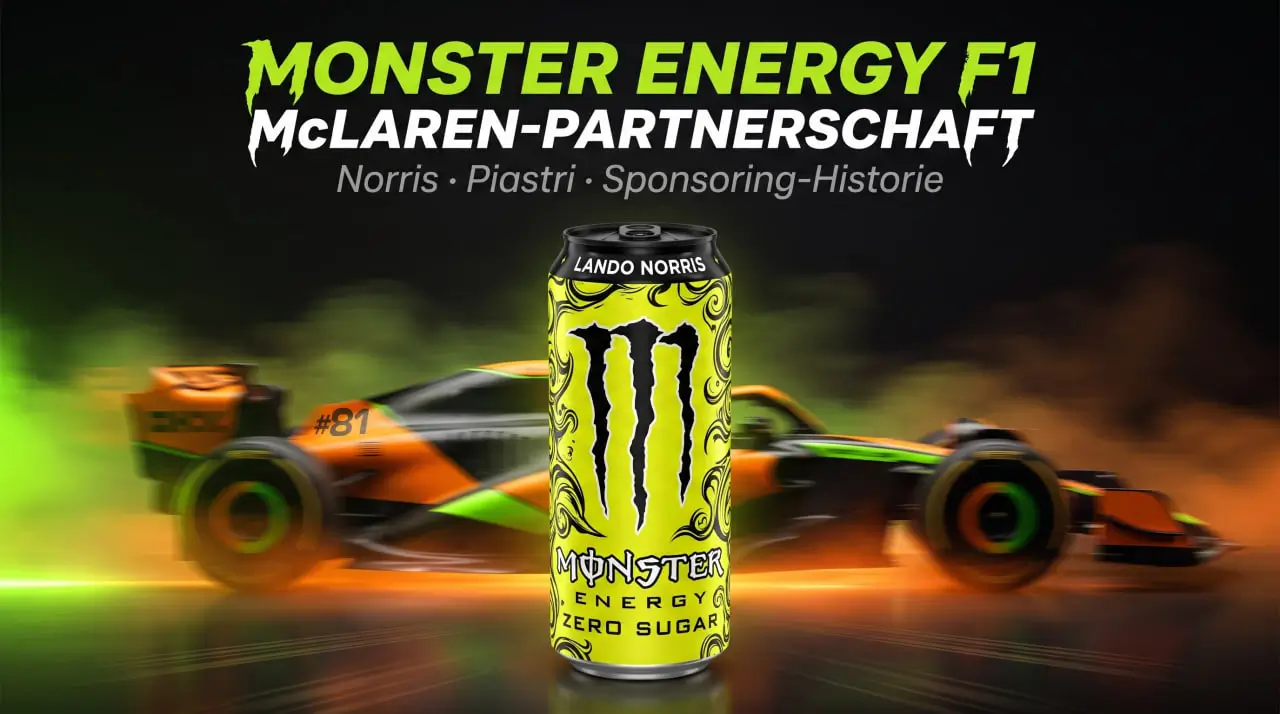 Monster Energy F1, McLaren-Sponsorship mit Lando Norris und Oscar Piastri